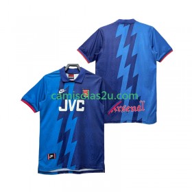 Camisolas de futebol Arsenal 1995 Retro Equipamento Alternativa 1996 Manga Curta